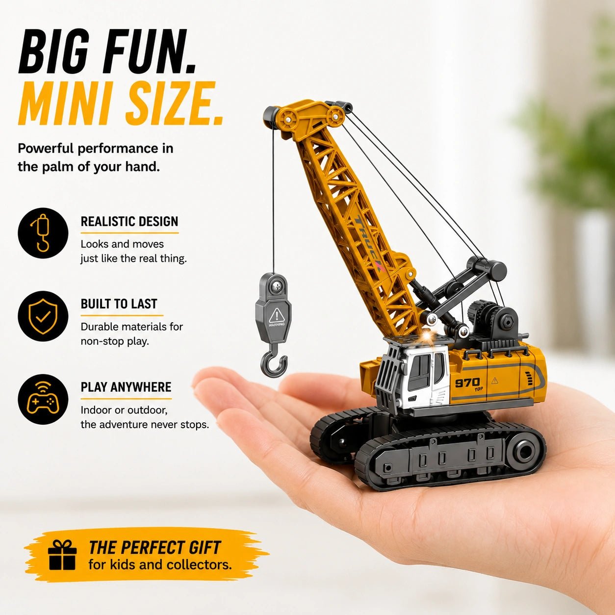 Mini RC Crawler Crane - MiniKays