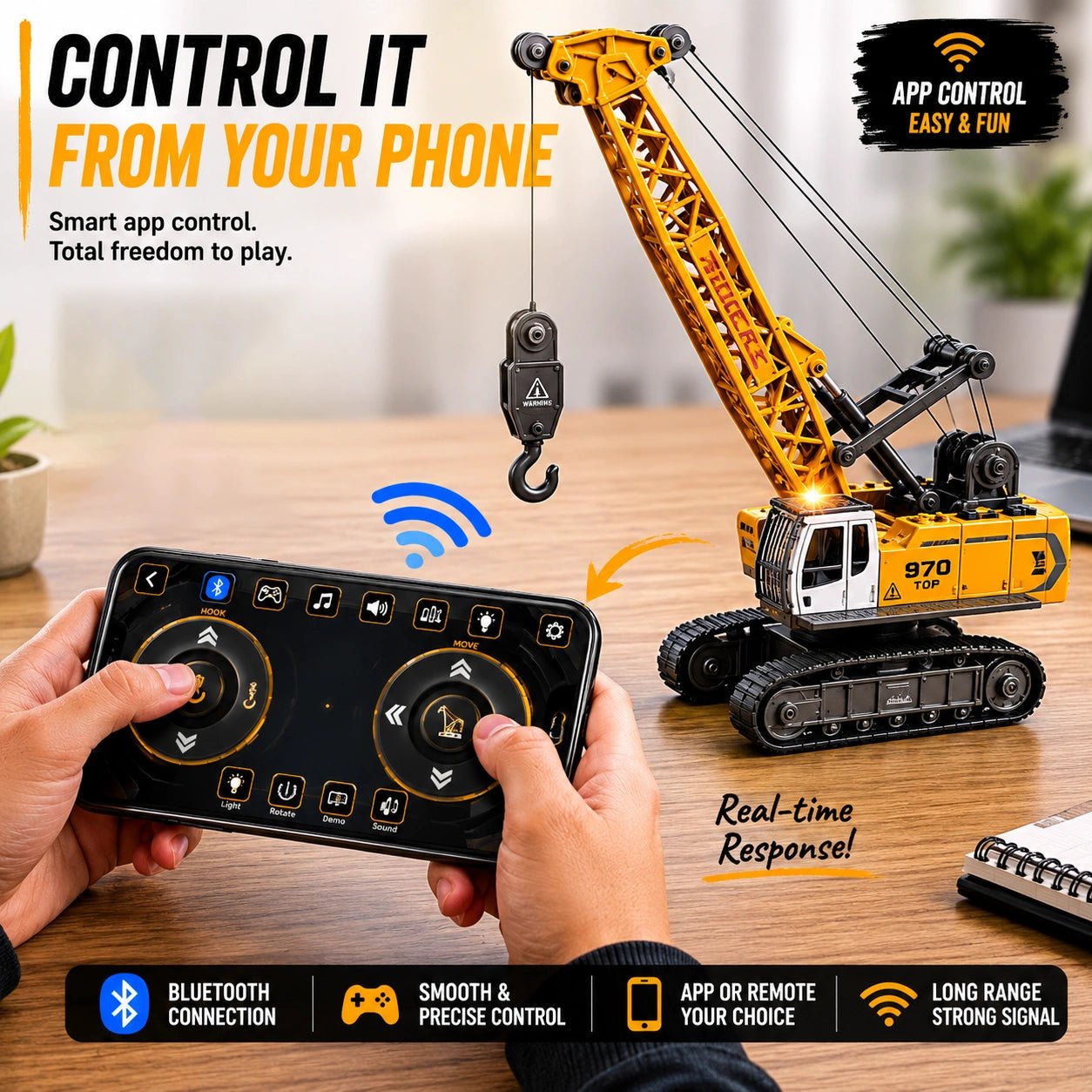 Mini RC Crawler Crane - MiniKays
