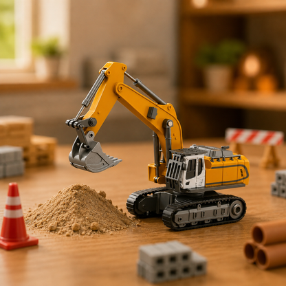 Mini RC Excavator 1/64